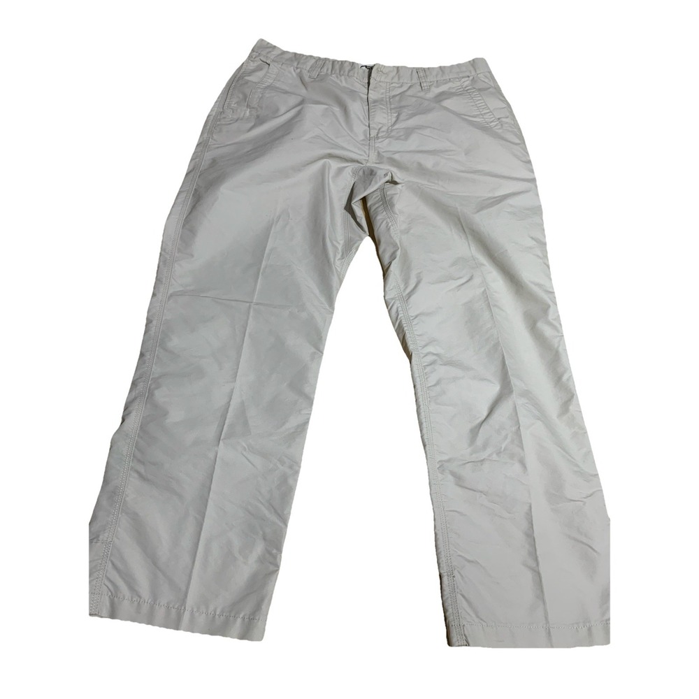 Mountain Khakis Pants Original Mens 38x30 Cream 127922 Flat Front Hiking